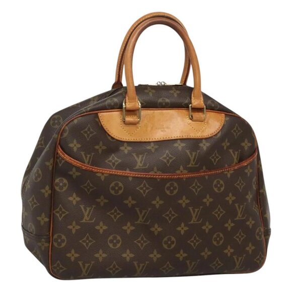 LOUIS VUITTON Monogram Deauville Hand Bag M47270 LV Auth